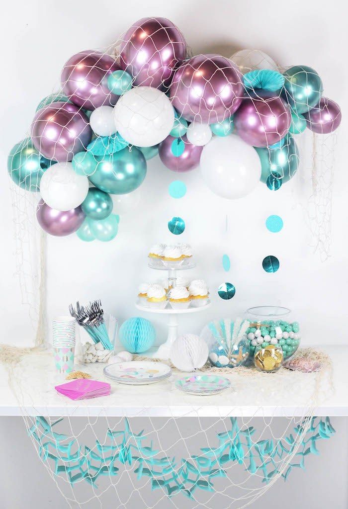 bolas-descontruidas-sereia-decoracao-de-festa-tendencia