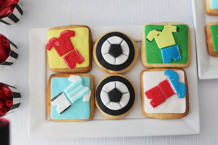 biscoitos decorados tema copa do mundo